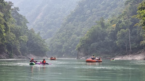 Canoeing at Karnali River