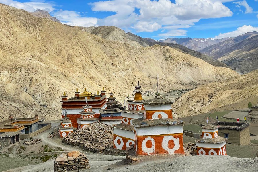 The Saldang Monastery at Saldang village, Upper Dolpo