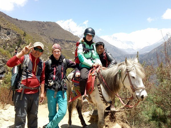 Horse ride in Jomson