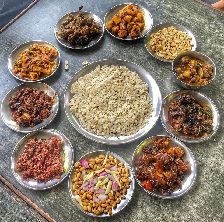 Newari food platter