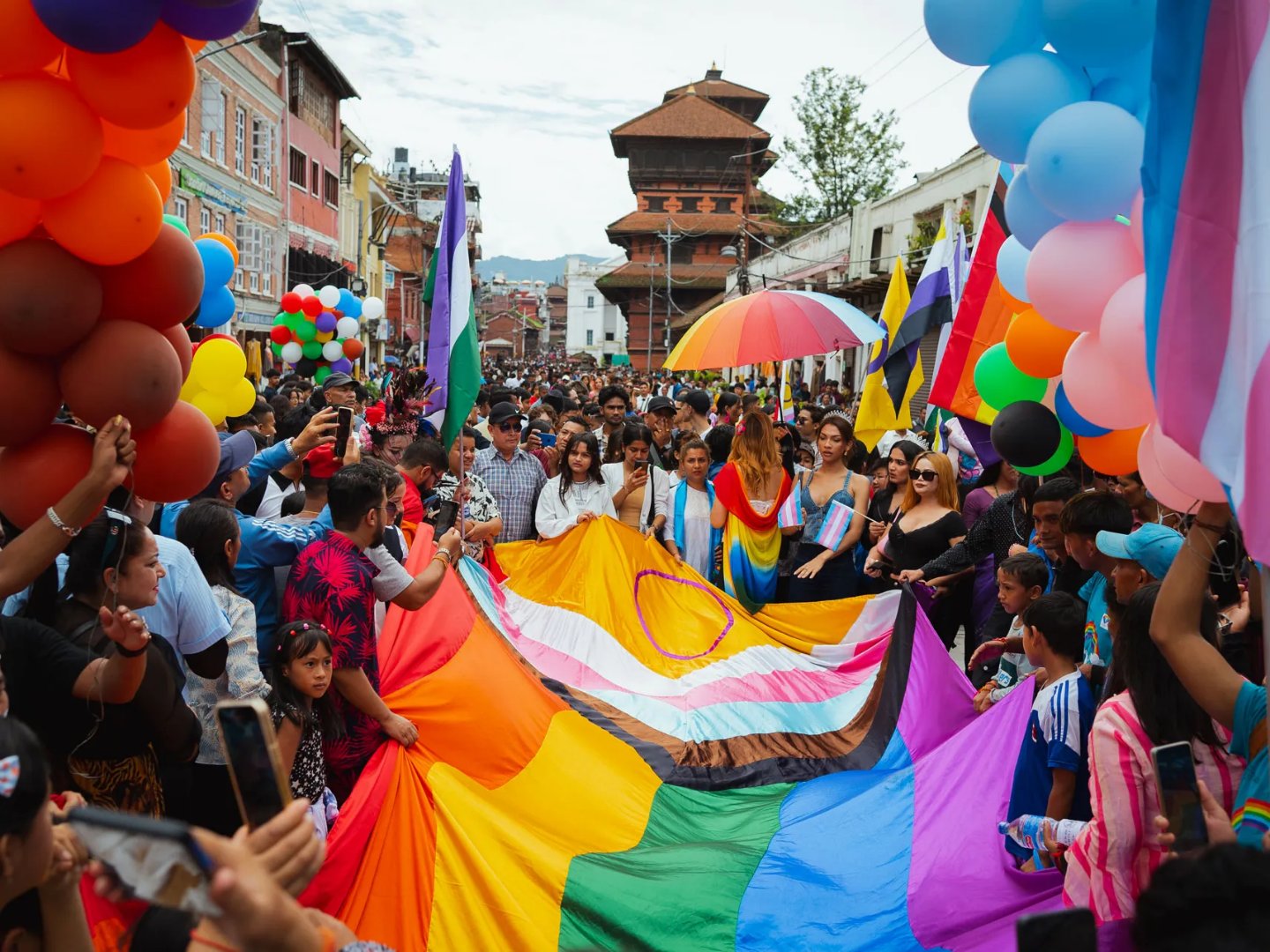 Pride Parade in Bhaktapur