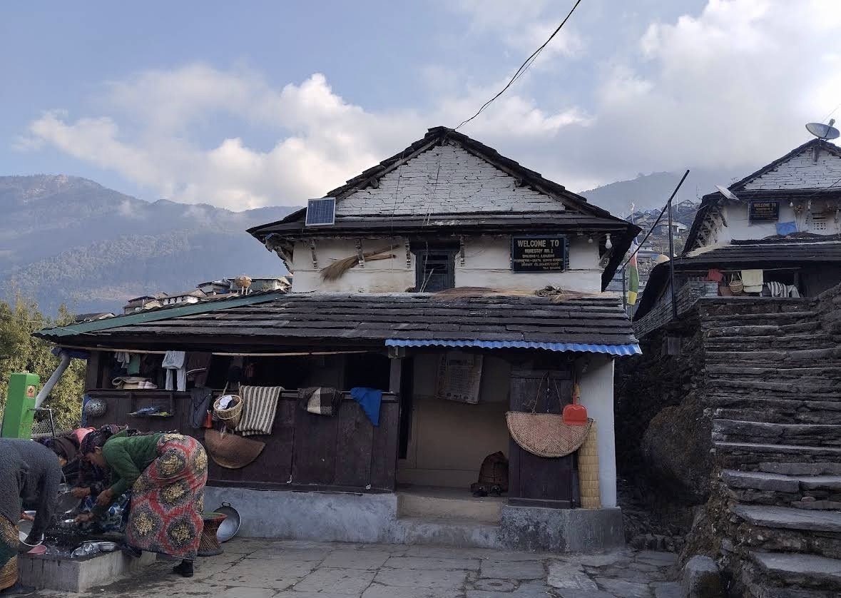 Traditional home in Bhujung
