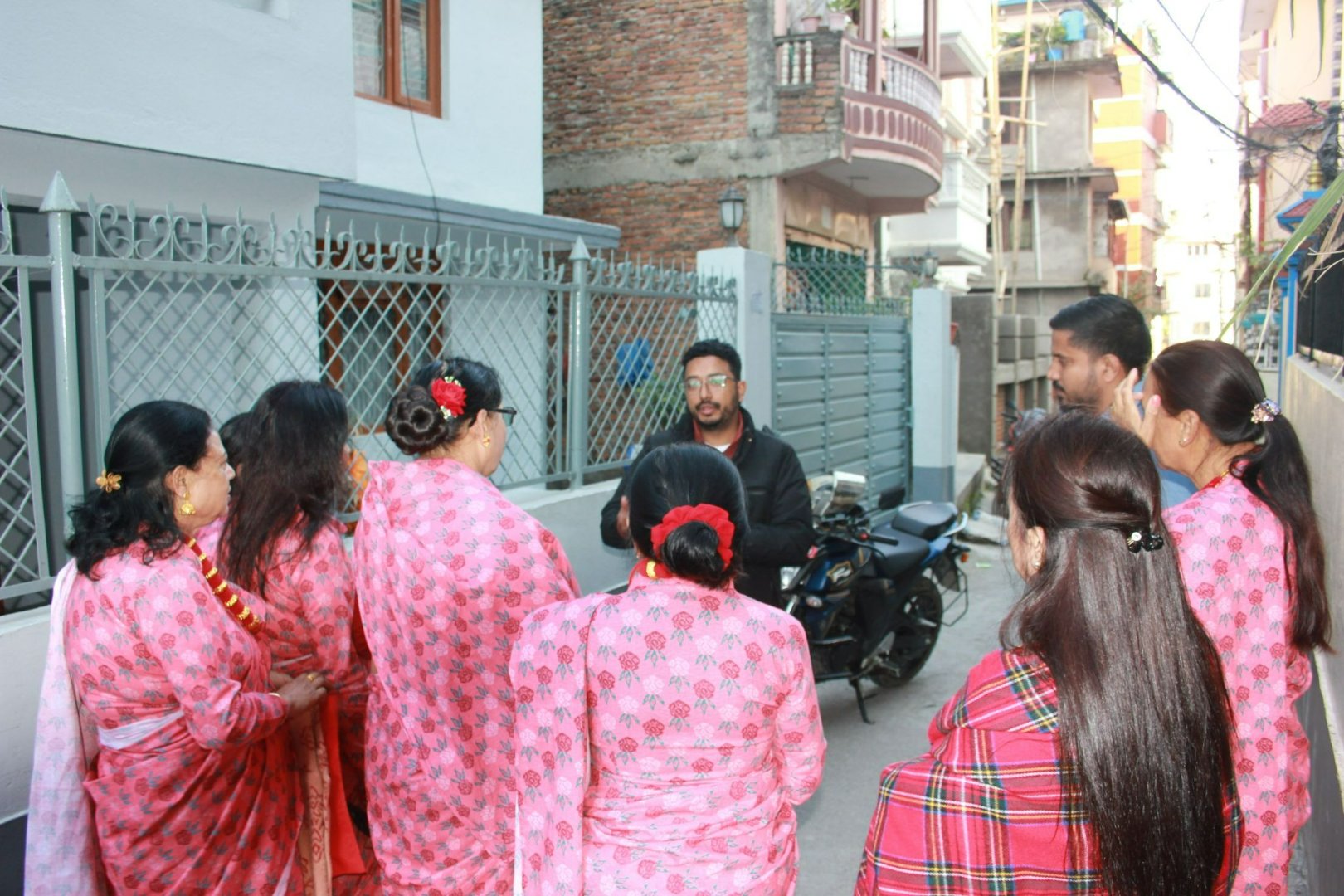 Our CTO sharing about Nepal Homestays platform to the women hosts at Gyanmalla Community Homestays