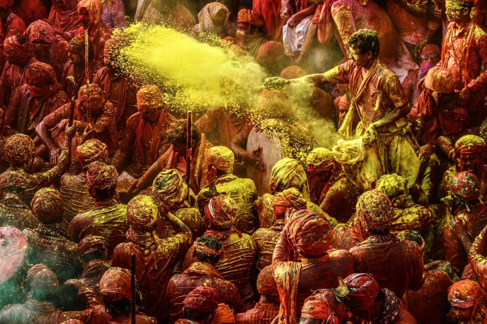 Holi celebration