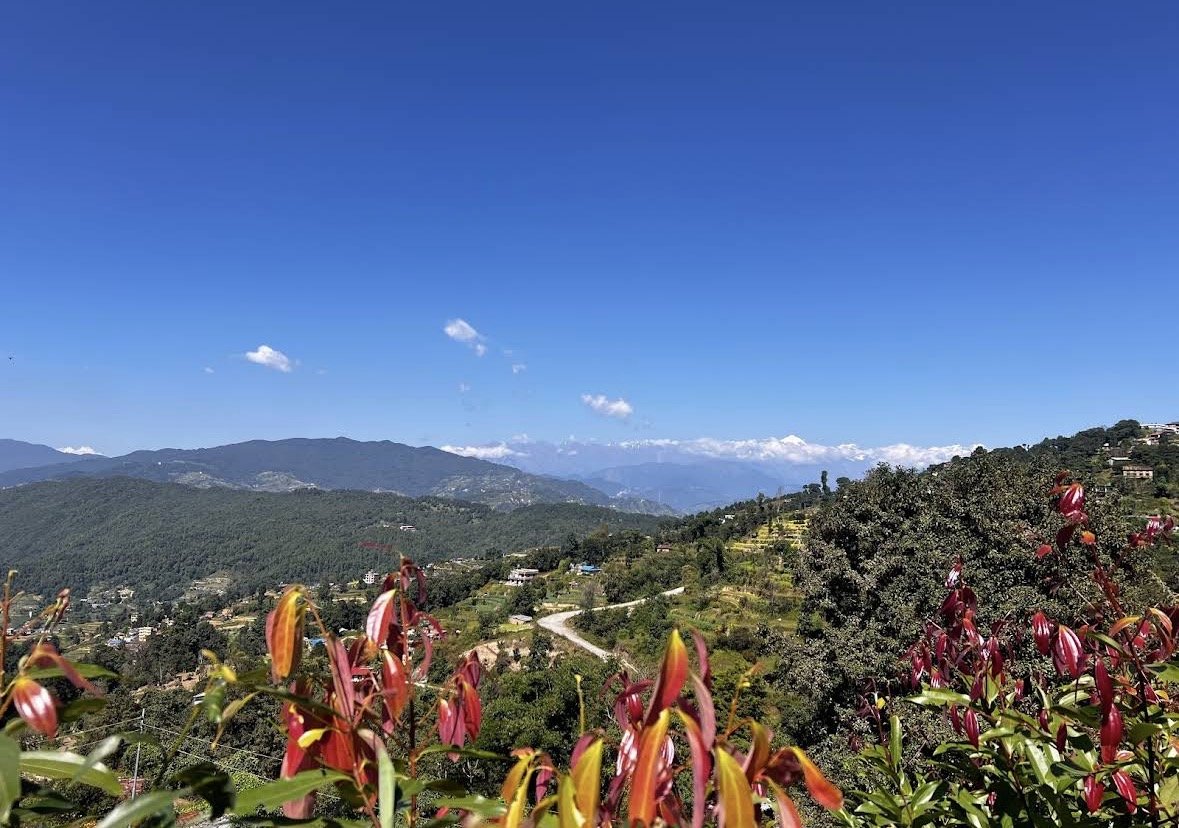 View from a local homestay at Nagarkot