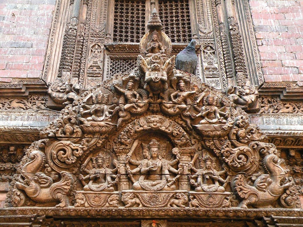 Wood Carving in temples of Nepal
